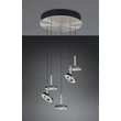 Trio GUANO függeszték fém, akril, nikkel, fekete, fehér, LED, 40W, 2300-3000-4000K, 4250Lm - 334430507