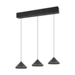 Trio LAGUNA függeszték fém, fekete, LED, 15W, 2300-3000-4000K, 1500Lm - 336210332