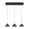 Trio LAGUNA függeszték fém, fekete, LED, 15W, 2300-3000-4000K, 1500Lm - 336210332