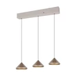 Trio LAGUNA függeszték fém, barna, LED, 15W, 2300-3000-4000K, 1500Lm - 336210365