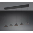Trio LAGUNA függeszték fém, fekete, LED, 25W, 2300-3000-4000K, 2500Lm - 336210532