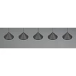 Trio LAGUNA függeszték fém, fekete, LED, 25W, 2300-3000-4000K, 2500Lm - 336210532
