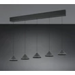 Trio LAGUNA függeszték fém, fekete, LED, 25W, 2300-3000-4000K, 2500Lm - 336210532