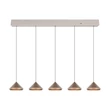 Trio LAGUNA függeszték fém, barna, LED, 25W, 2300-3000-4000K, 2500Lm - 336210565
