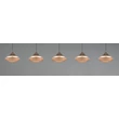 Trio LAGUNA függeszték fém, barna, LED, 25W, 2300-3000-4000K, 2500Lm - 336210565