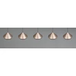 Trio LAGUNA függeszték fém, barna, LED, 25W, 2300-3000-4000K, 2500Lm - 336210565