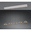 Trio LAGUNA függeszték fém, barna, LED, 25W, 2300-3000-4000K, 2500Lm - 336210565
