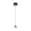 Trio ROMEO függeszték fém, nikkel, LED, 7W, 2300-3000-4000K, 700Lm - 337010107