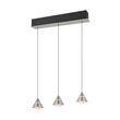 Trio ROMEO függeszték fém, nikkel, LED, 21W, 2300-3000-4000K, 2100Lm - 337010307