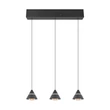 Trio ROMEO függeszték fém, fekete, LED, 21W, 2300-3000-4000K, 2100Lm - 337010332