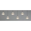 Trio ROMEO függeszték fém, nikkel, LED, 42W, 2300-3000-4000K, 4200Lm - 337010607