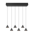 Trio ROMEO függeszték fém, fekete, LED, 42W, 2300-3000-4000K, 4200Lm - 337010632