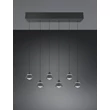 Trio ROMEO függeszték fém, fekete, LED, 42W, 2300-3000-4000K, 4200Lm - 337010632