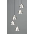 Trio ROMEO függeszték fém, nikkel, LED, 35W, 2300-3000-4000K, 3500Lm - 337030507