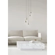 Trio ROMEO függeszték fém, nikkel, LED, 35W, 2300-3000-4000K, 3500Lm - 337030507