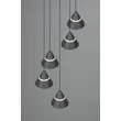 Trio ROMEO függeszték fém, fekete, LED, 35W, 2300-3000-4000K, 3500Lm - 337030532