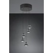 Trio ROMEO függeszték fém, fekete, LED, 35W, 2300-3000-4000K, 3500Lm - 337030532