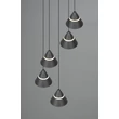 Trio ROMEO függeszték fém, fekete, LED, 35W, 2300-3000-4000K, 3500Lm - 337030532