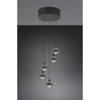 Trio ROMEO függeszték fém, fekete, LED, 35W, 2300-3000-4000K, 3500Lm - 337030532