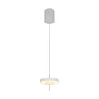 Trio KEATON függeszték fém, akril, szürke, fehér, LED, 10W, 2300-3000-4000K, 1200Lm - 340210176