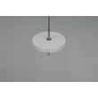 Trio KEATON függeszték fém, akril, szürke, fehér, LED, 10W, 2300-3000-4000K, 1200Lm - 340210176