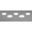 Trio KEATON függeszték fém, akril, szürke, fehér, LED, 50W, 2300-3000-4000K, 5900Lm - 340210576