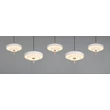 Trio KEATON függeszték fém, akril, szürke, fehér, LED, 50W, 2300-3000-4000K, 5900Lm - 340210576