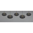 Trio KEATON függeszték fém, akril, fekete, arany, fehér, LED, 50W, 2300-3000-4000K, 5900Lm - 340210580
