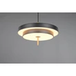 Trio KEATON függeszték fém, akril, fekete, arany, fehér, LED, 34,5W, 2300-3000-4000K, 4000Lm - 340219180
