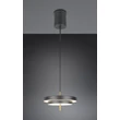 Trio KEATON függeszték fém, akril, fekete, arany, fehér, LED, 34,5W, 2300-3000-4000K, 4000Lm - 340219180