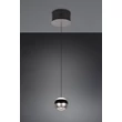 Trio ORBIT függeszték fém, fekete, nikkel, LED, 8W, 960lm, 2300K-3000K-4000K - 344410107