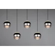 Trio ORBIT függeszték fém, fekete, nikkel, LED, 8W, 960lm, 2300K-3000K-4000K - 344410507