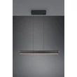 Trio EMERSON függeszték fém, fekete, LED, 22W, 2500lm, 2700K-5000K - 346710180