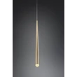 Trio CALA függeszték fém, arany, LED, 5.5W, 550lm, 2300K-3000K-4000K - 354810179