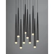 Trio CALA függeszték fém, fekete, LED, 38W, 4500lm, 2300K-3000K-4000K - 354831032