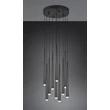 Trio CALA függeszték fém, fekete, LED, 38W, 4500lm, 2300K-3000K-4000K - 354831032