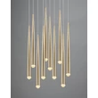 Trio CALA függeszték fém, arany, LED, 38W, 4500lm, 2300K-3000K-4000K - 354831079