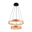 Trio LYNWOOD függeszték fém, fa, akril, fekete, barna, fehér, LED, 37W, 3000K, 4300Lm - 355039130