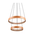 Trio LYNWOOD függeszték fém, fa, akril, fekete, barna, fehér, LED, 37W, 3000K, 4300Lm - 355039130