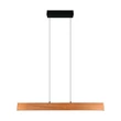 Trio EDGEWOOD függeszték fém, fa, akril, fekete, barna, LED, 27W, 2700-6000K, 3100Lm - 359710130