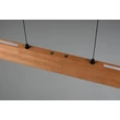 Trio EDGEWOOD függeszték fém, fa, akril, fekete, barna, LED, 27W, 2700-6000K, 3100Lm - 359710130