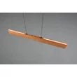 Trio EDGEWOOD függeszték fém, fa, akril, fekete, barna, LED, 27W, 2700-6000K, 3100Lm - 359710130