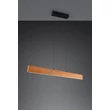 Trio EDGEWOOD függeszték fém, fa, akril, fekete, barna, LED, 27W, 2700-6000K, 3100Lm - 359710130