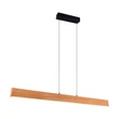 Trio EDGEWOOD függeszték fém, fa, akril, fekete, barna, LED, 35W, 2700-6000K, 4150Lm - 359719130