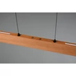 Trio EDGEWOOD függeszték fém, fa, akril, fekete, barna, LED, 35W, 2700-6000K, 4150Lm - 359719130