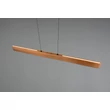 Trio EDGEWOOD függeszték fém, fa, akril, fekete, barna, LED, 35W, 2700-6000K, 4150Lm - 359719130