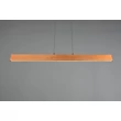 Trio EDGEWOOD függeszték fém, fa, akril, fekete, barna, LED, 35W, 2700-6000K, 4150Lm - 359719130