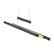 Trio TRAJAN függeszték fém, fekete, sárgaréz, LED, 2700K-5000K, 45W, 5300lm - 375310502
