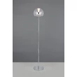Trio FLYNT állólámpa fém, üveg, króm, áttetsző, LED, 11W, 2300-3000-4000K, 1150Lm - 431610106