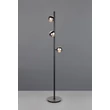 Trio ORBIT állólámpa fém, fekete, nikkel, LED, 8W, 800lm, 2300K-3000K-4000K - 444410307
